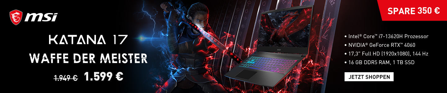 MSI Katana 17 Gaming-Notebook