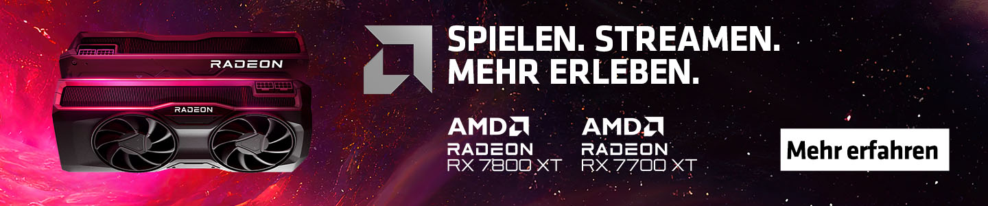 AMD Radeon™ RX 7800 XT und RX 7700 XT