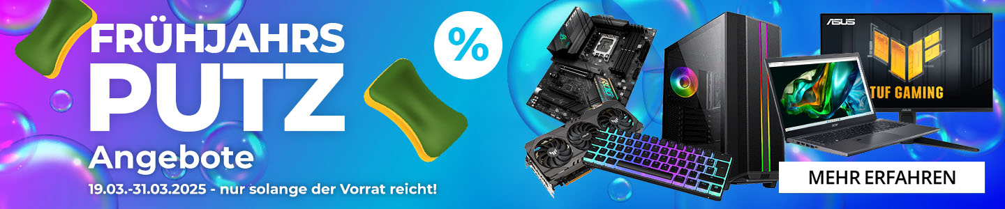 Jetzt sparen mit den Frühjahrsputz Angeboten!